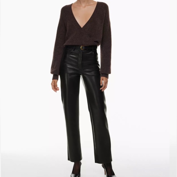 Aritzia Pants - Aritzia Wilfred Melina Leather Pant